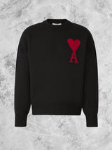 AMI - HEART SWEATER