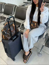 Lv Pillow Mule Brown