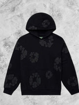 Denim Tears The Cotton Wreath Hoodie Black Monochrome