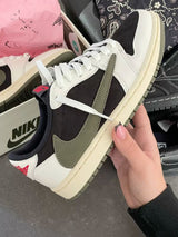 Jordan 1 low x TS olive